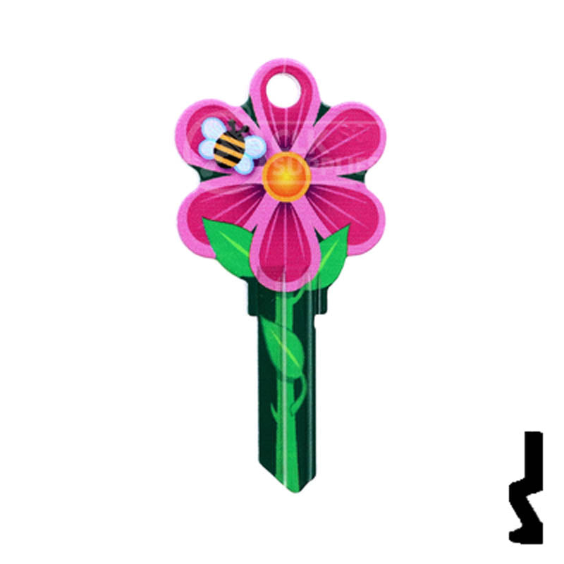 Key Shapes -FLOWER- Schlage SC1 Key Residential-Commercial Key Lucky Line