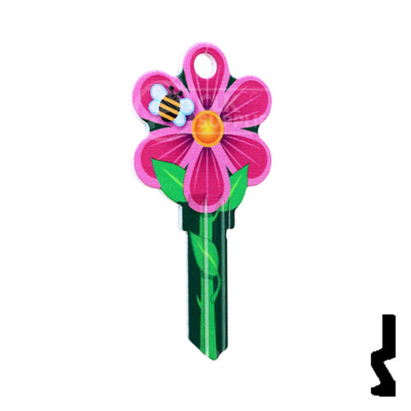 Key Shapes -FLOWER- Schlage SC1 Key Residential-Commercial Key Lucky Line