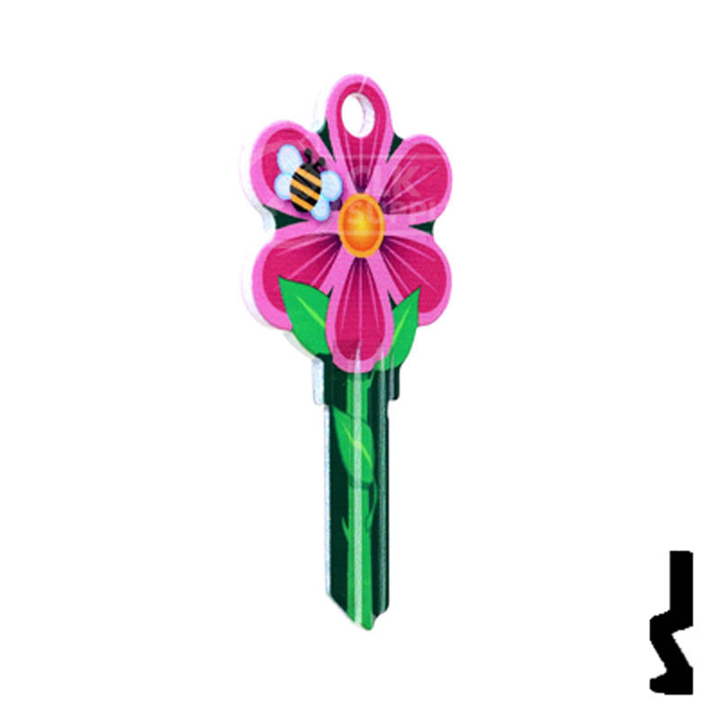 Key Shapes -FLOWER- Schlage SC1 Key Residential-Commercial Key Lucky Line