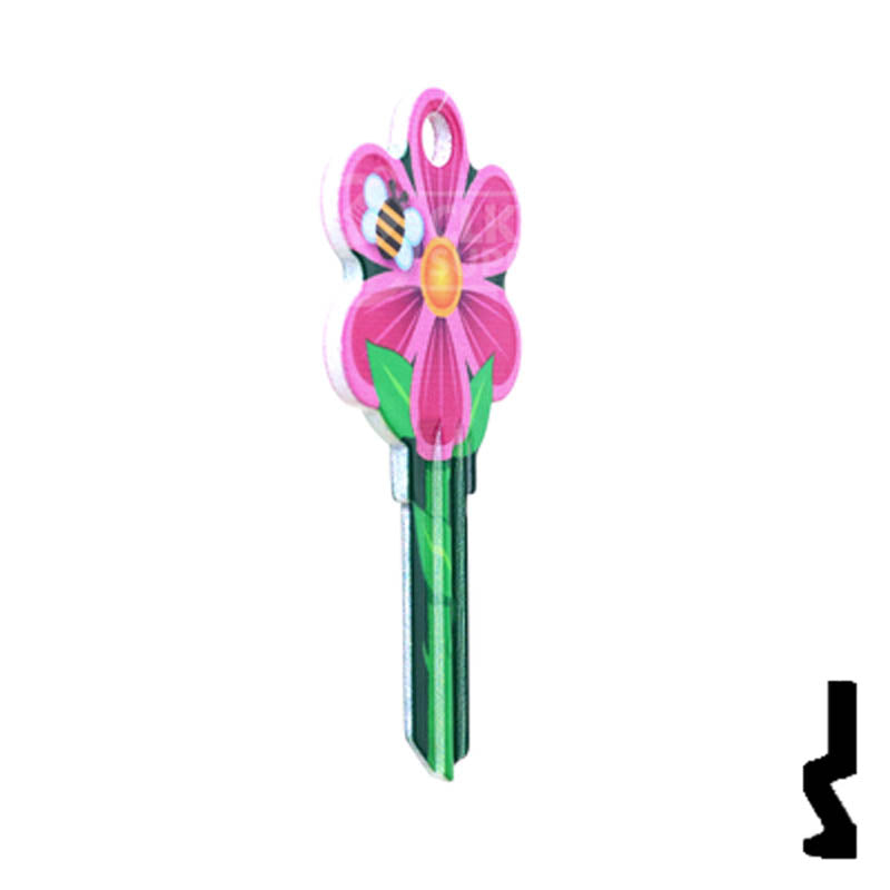Key Shapes -FLOWER- Schlage SC1 Key Residential-Commercial Key Lucky Line