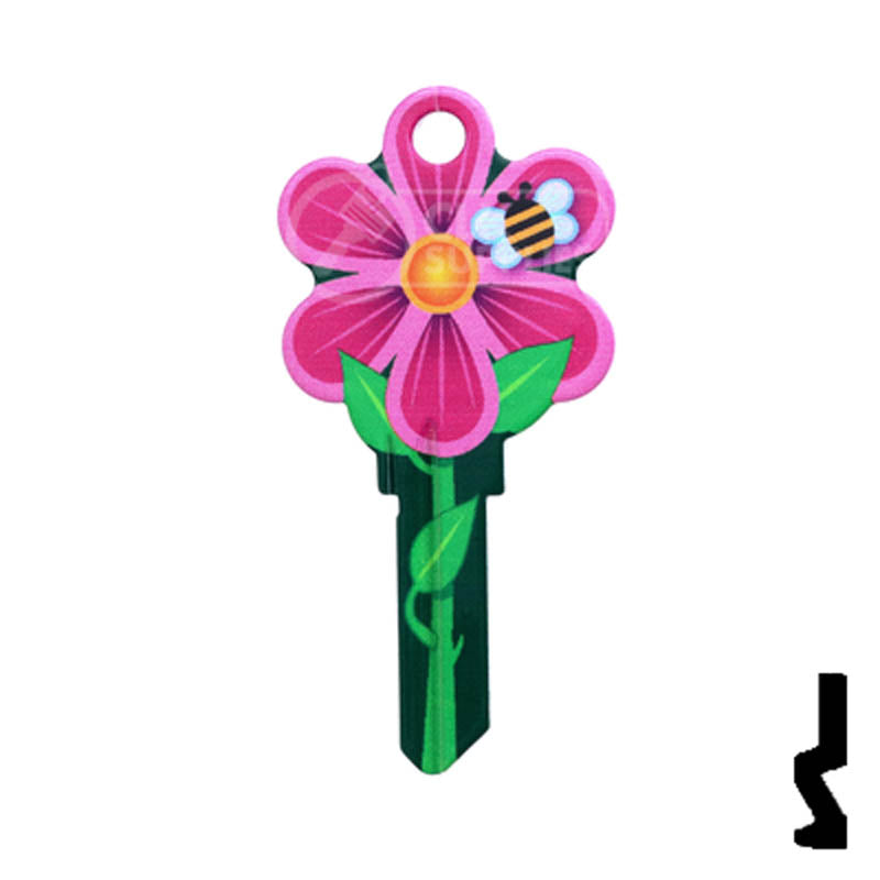 Key Shapes -FLOWER- Schlage SC1 Key Residential-Commercial Key Lucky Line