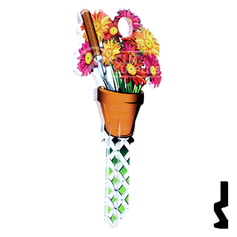 Key Shapes -Gardening- Schlage SC1 Key Residential-Commercial Key Lucky Line