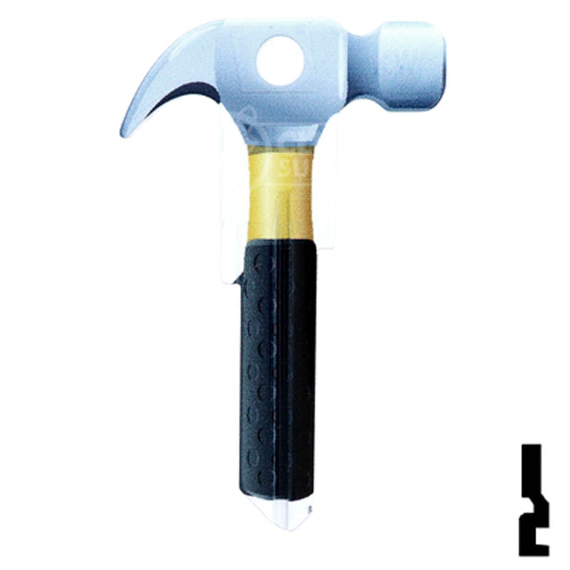 Key Shapes -HAMMER- Kwikset Key Residential-Commercial Key Lucky Line