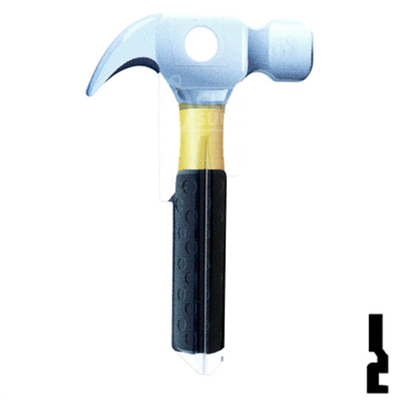 Key Shapes -HAMMER- Kwikset Key Residential-Commercial Key Lucky Line