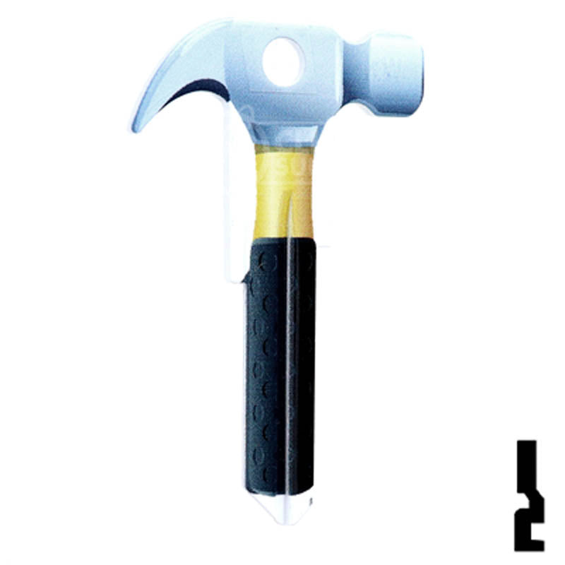 Key Shapes -HAMMER- Kwikset Key Residential-Commercial Key Lucky Line