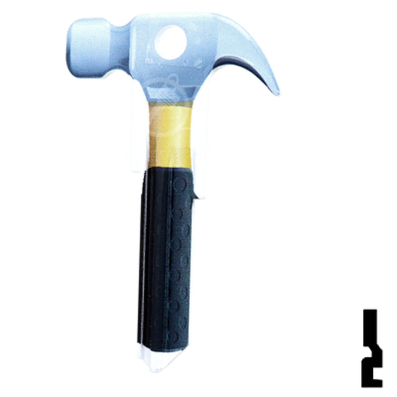 Key Shapes -HAMMER- Kwikset Key Residential-Commercial Key Lucky Line