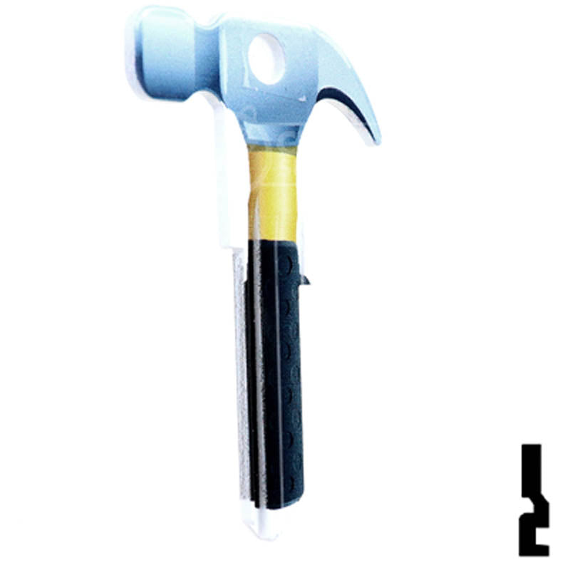 Key Shapes -HAMMER- Kwikset Key Residential-Commercial Key Lucky Line