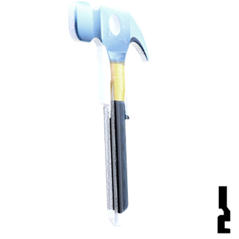 Key Shapes -HAMMER- Kwikset Key Residential-Commercial Key Lucky Line
