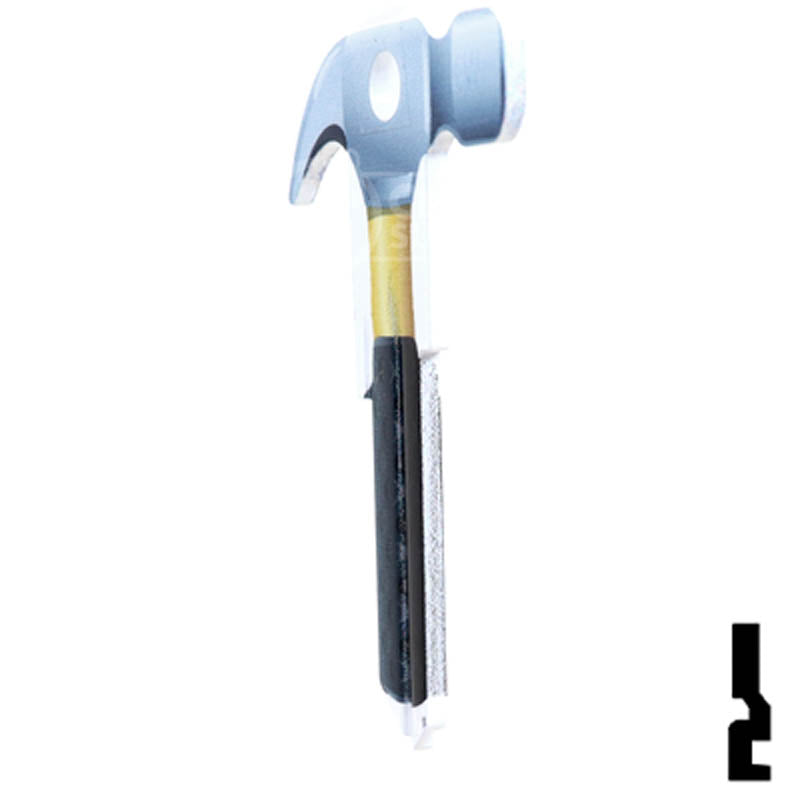 Key Shapes -HAMMER- Kwikset Key Residential-Commercial Key Lucky Line