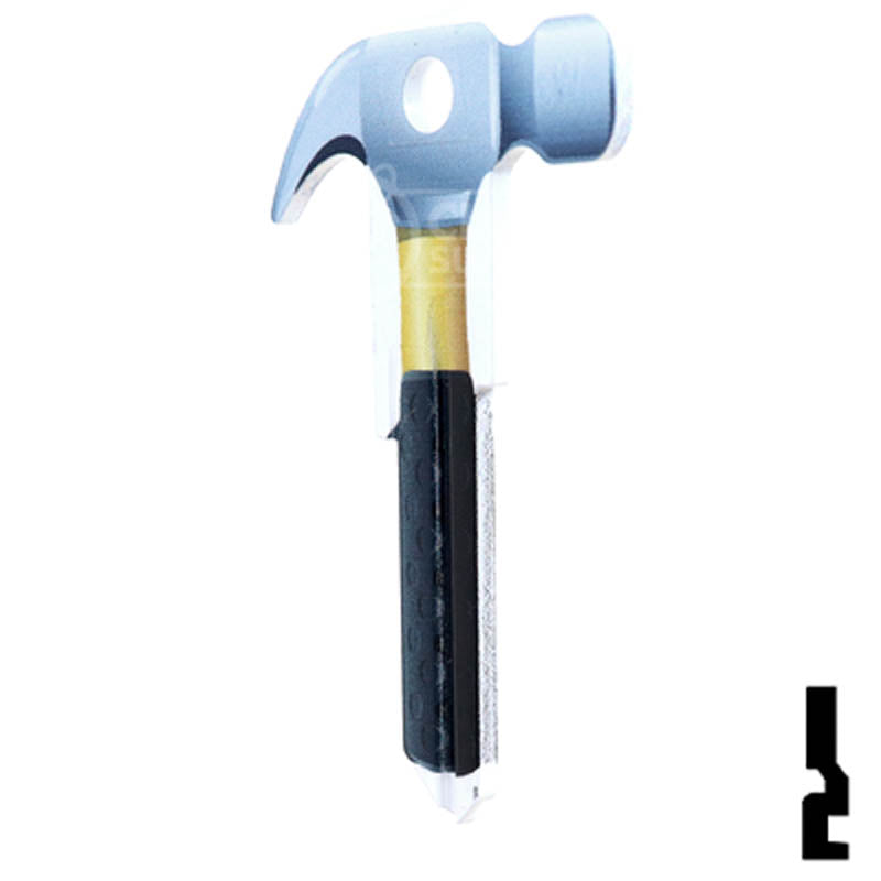 Key Shapes -HAMMER- Kwikset Key Residential-Commercial Key Lucky Line