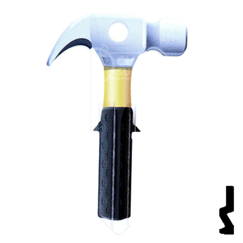 Key Shapes -HAMMER- Schlage SC1 Key Residential-Commercial Key Lucky Line