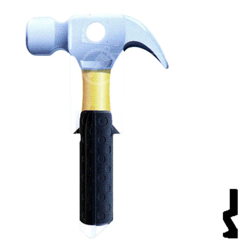 Key Shapes -HAMMER- Schlage SC1 Key Residential-Commercial Key Lucky Line