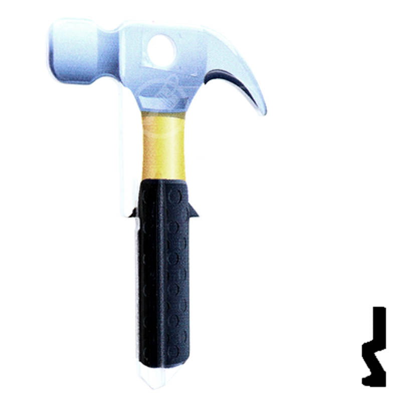 Key Shapes -HAMMER- Schlage SC1 Key Residential-Commercial Key Lucky Line