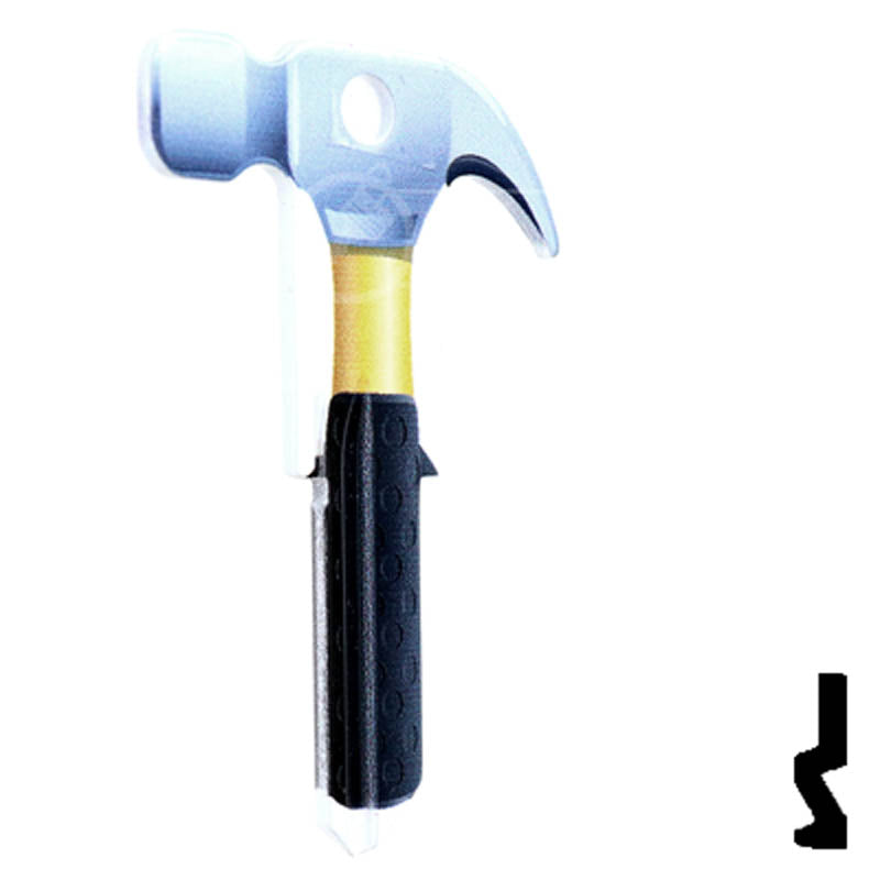 Key Shapes -HAMMER- Schlage SC1 Key Residential-Commercial Key Lucky Line