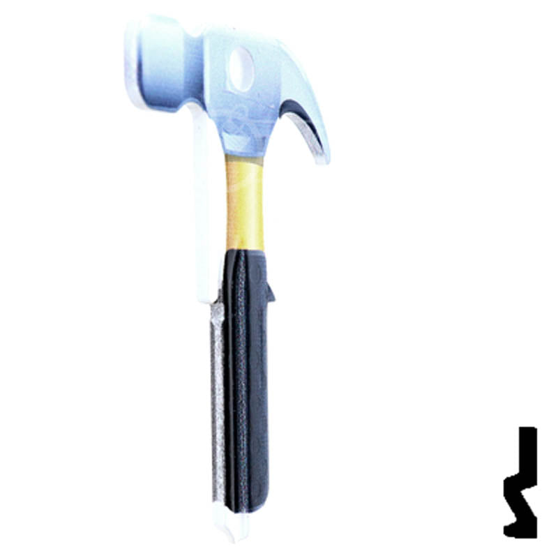 Key Shapes -HAMMER- Schlage SC1 Key Residential-Commercial Key Lucky Line