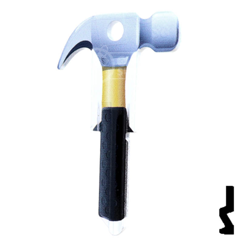 Key Shapes -HAMMER- Schlage SC1 Key Residential-Commercial Key Lucky Line