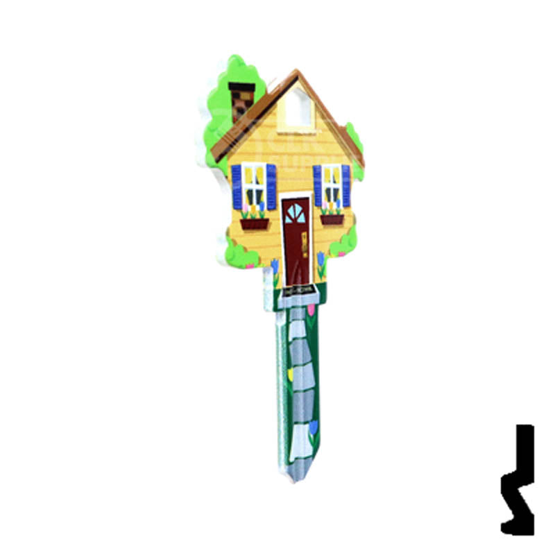 Key Shapes -HOME- Schlage SC1  Key Residential-Commercial Key Lucky Line
