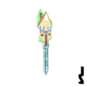 Key Shapes -HOME- Schlage SC1  Key Residential-Commercial Key Lucky Line