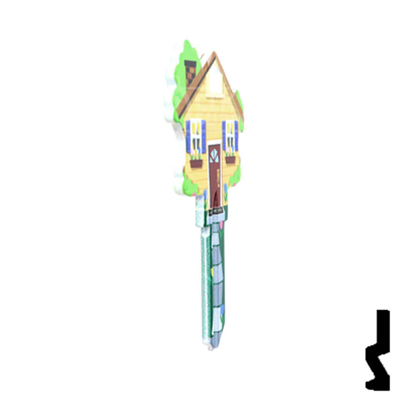 Key Shapes -HOME- Schlage SC1  Key Residential-Commercial Key Lucky Line