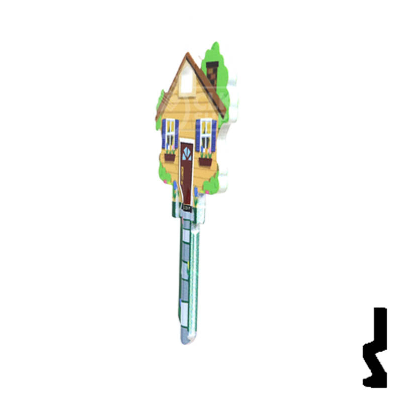 Key Shapes -HOME- Schlage SC1  Key Residential-Commercial Key Lucky Line