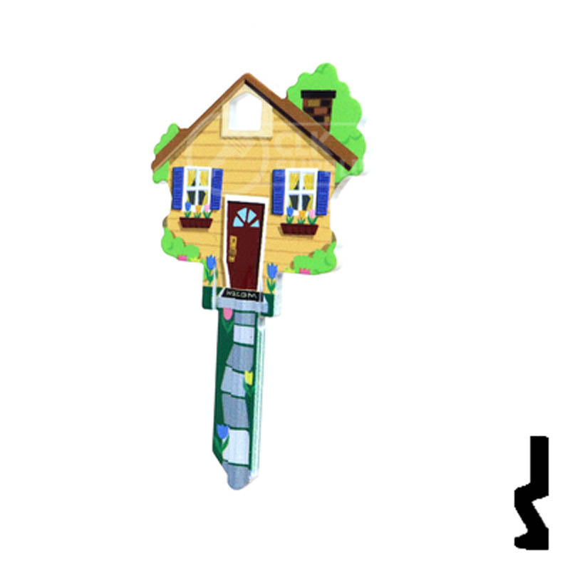 Key Shapes -HOME- Schlage SC1  Key Residential-Commercial Key Lucky Line