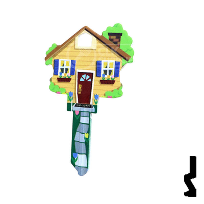 Key Shapes -HOME- Schlage SC1  Key Residential-Commercial Key Lucky Line