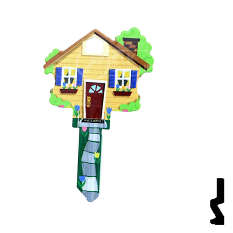 Key Shapes -HOME- Schlage SC1  Key Residential-Commercial Key Lucky Line