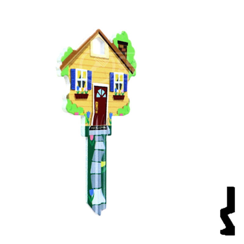 Key Shapes -HOME- Schlage SC1  Key Residential-Commercial Key Lucky Line