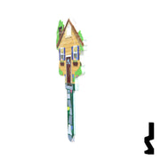 Key Shapes -HOME- Schlage SC1  Key Residential-Commercial Key Lucky Line