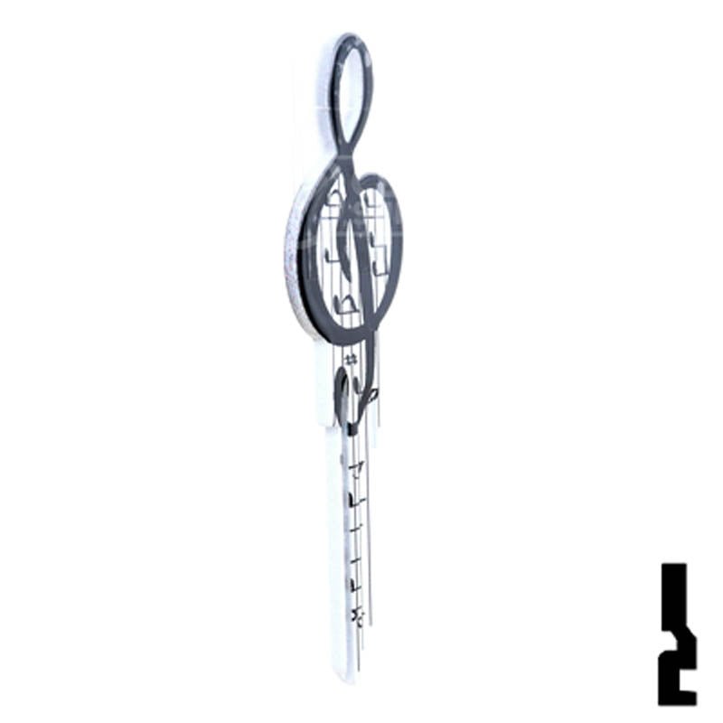 Key Shapes -MUSIC- Kwikset Key Residential-Commercial Key Lucky Line