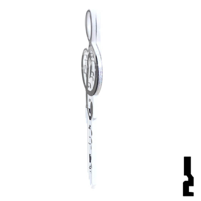 Key Shapes -MUSIC- Kwikset Key Residential-Commercial Key Lucky Line