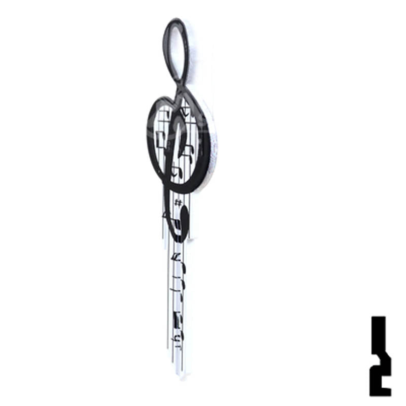 Key Shapes -MUSIC- Kwikset Key Residential-Commercial Key Lucky Line