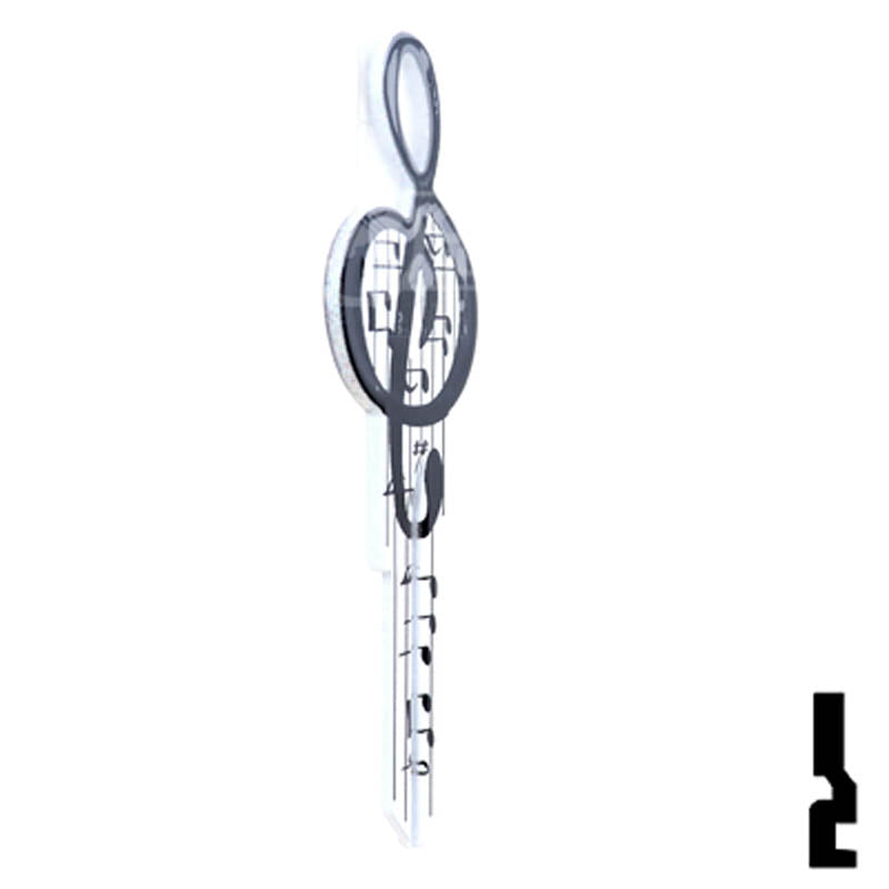 Key Shapes -MUSIC- Kwikset Key Residential-Commercial Key Lucky Line