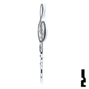 Key Shapes -MUSIC- Kwikset Key Residential-Commercial Key Lucky Line