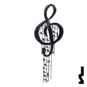Key Shapes -MUSIC- Schlage SC1 Key Residential-Commercial Key Lucky Line
