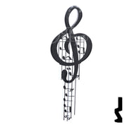 Key Shapes -MUSIC- Schlage SC1 Key Residential-Commercial Key Lucky Line