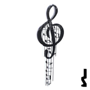 Key Shapes -MUSIC- Schlage SC1 Key Residential-Commercial Key Lucky Line