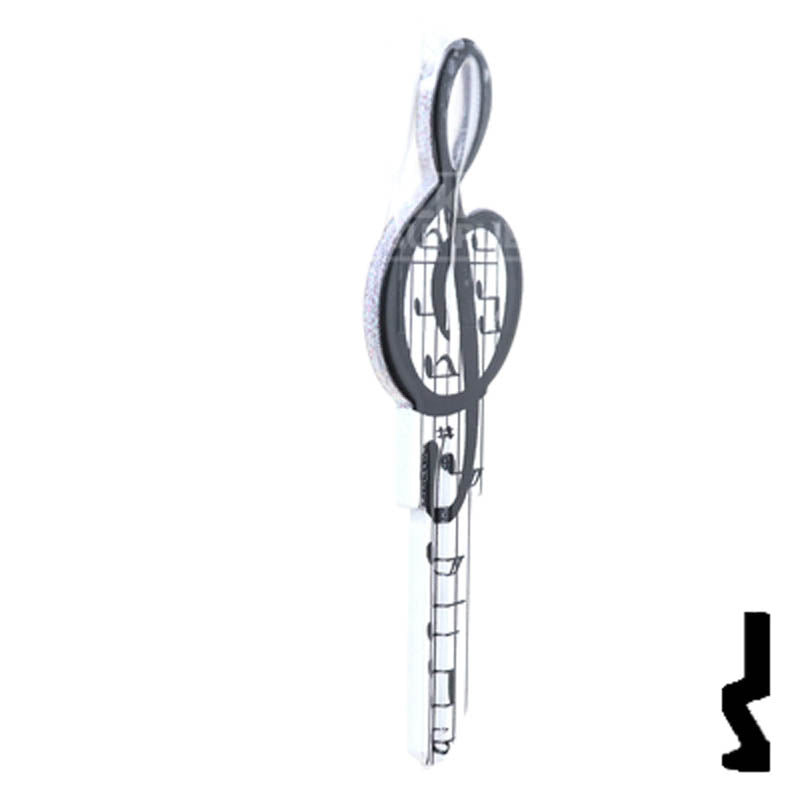 Key Shapes -MUSIC- Schlage SC1 Key Residential-Commercial Key Lucky Line