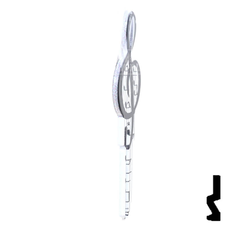 Key Shapes -MUSIC- Schlage SC1 Key Residential-Commercial Key Lucky Line