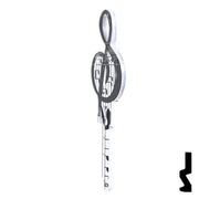 Key Shapes -MUSIC- Schlage SC1 Key Residential-Commercial Key Lucky Line