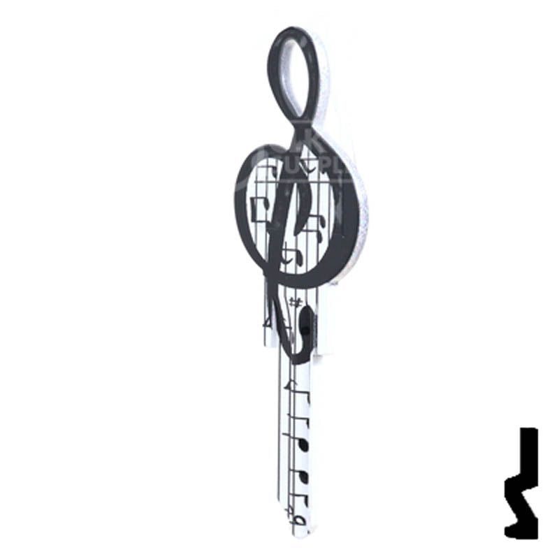 Key Shapes -MUSIC- Schlage SC1 Key Residential-Commercial Key Lucky Line