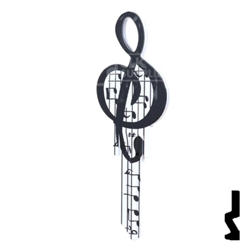 Key Shapes -MUSIC- Schlage SC1 Key Residential-Commercial Key Lucky Line