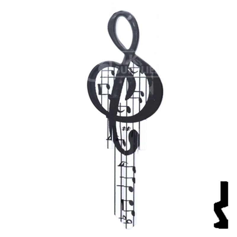 Key Shapes -MUSIC- Schlage SC1 Key Residential-Commercial Key Lucky Line