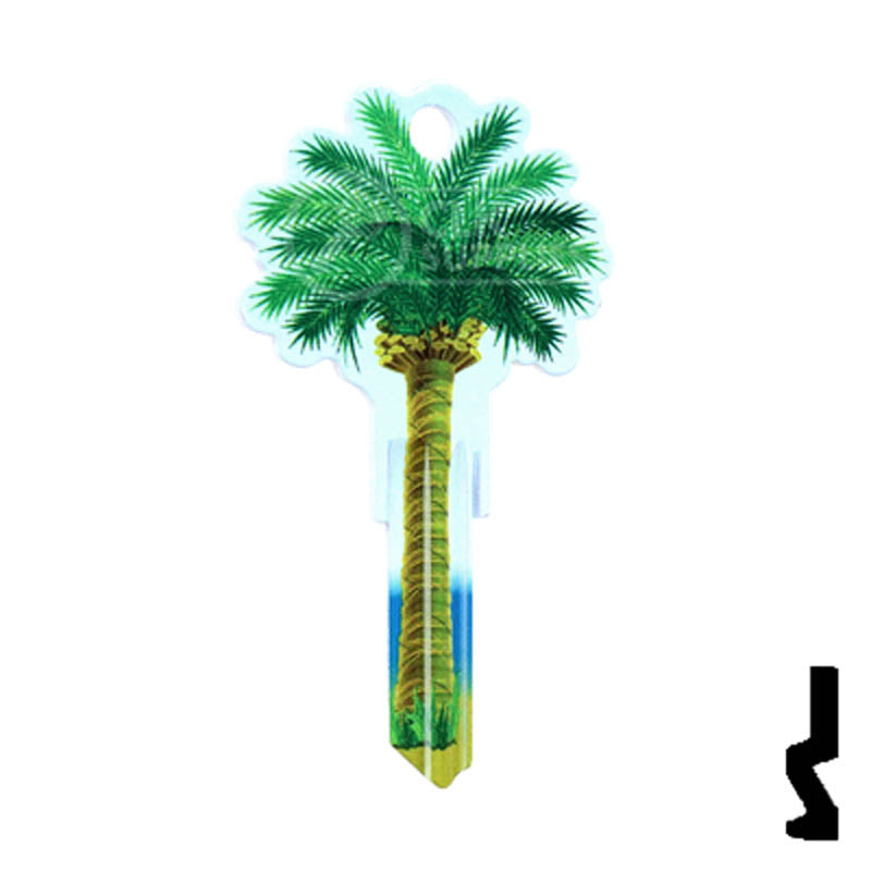 Key Shapes -PALM- Schlage Key Residential-Commercial Key Lucky Line