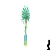 Key Shapes -PALM- Schlage Key Residential-Commercial Key Lucky Line