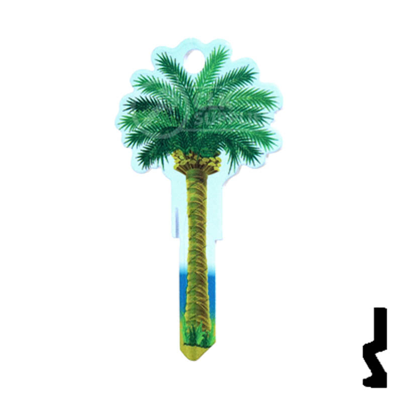 Key Shapes -PALM- Schlage Key Residential-Commercial Key Lucky Line