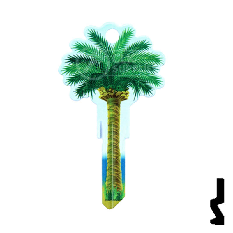 Key Shapes -PALM- Schlage Key Residential-Commercial Key Lucky Line