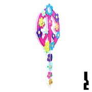 Key Shapes -PEACE SIGN- Kwikset Key Residential-Commercial Key Lucky Line