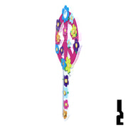 Key Shapes -PEACE SIGN- Kwikset Key Residential-Commercial Key Lucky Line