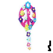 Key Shapes -PEACE SIGN- Schlage SC1 Key Residential-Commercial Key Lucky Line